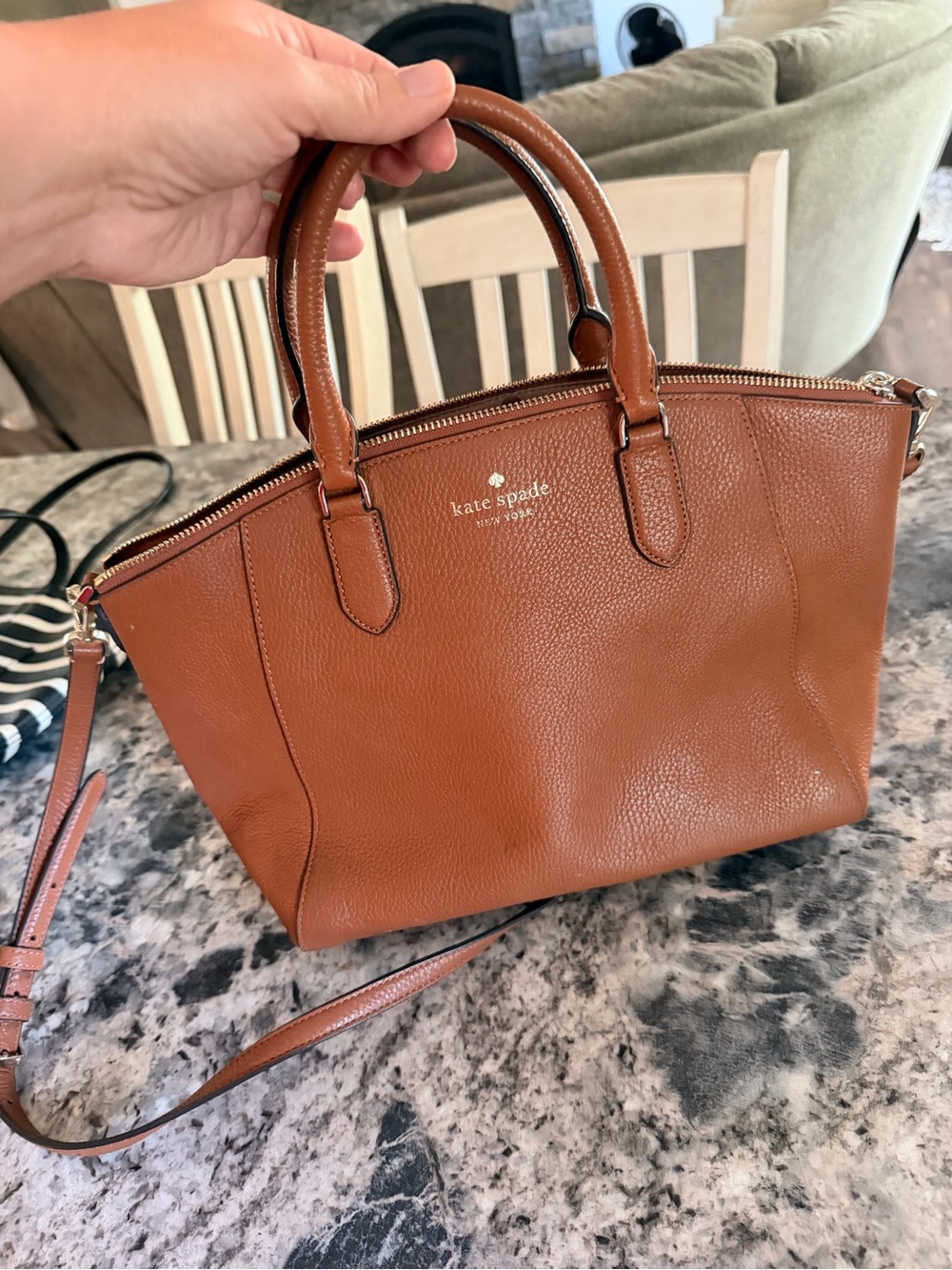 Kate Spade tan shoulder bag